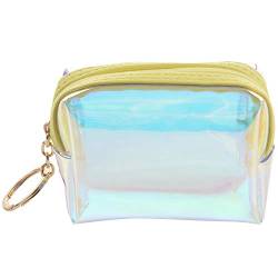 SUN-K Trend Frauen Kleine Brieftasche Karten Halter Reißverschluss Geldbörsen Handtasche Handtasche Mode Weibliche Geldbörsen Kosmetik Aufbewahrungs Tasche Gelb von SUN-K