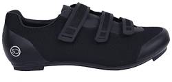 SUNDRIED Knit Rennradschuhe Unisex Herren- und Damen-Fahrradschuhe für den Rennradsport (44, Schwarz) von SUNDRIED