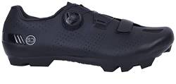 SUNDRIED Pro MTB Fahrradschuhe Unisex Herren und Damen Mountainbike Fahrradschuhe (40, Schwarz) von SUNDRIED