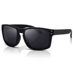 SUNGAIT No Bounce & Slip Leichte polarisierte Sonnenbrille passend für Männer Frauen Jugendliche Laufen Golf SGT806SHH DE von SUNGAIT