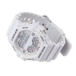 SUNGOOYUE Herren-Digital-Chronograph-Armbanduhr, WR50M, Wasserdicht, mit Alarm, Leuchtender Sekundentimer-Uhr (Grau) von SUNGOOYUE