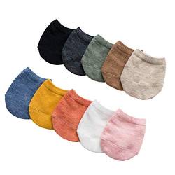 SUNTRADE Zehensocken, atmungsaktiv, bunte Halbsocken für Frauen, 10 Paar von SUNTRADE