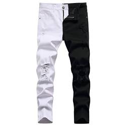 SUPBIRD Skinny Fit Zerrissene Destroyed Distressed Stretch Stilvolle Mode Denim Jeans Hose, S344, 12 von SUPBIRD
