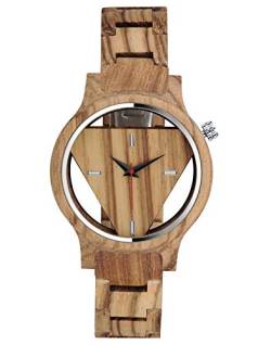 SUPBRO Holzuhren Herren & Damen Unisex Holzuhr Holz-Armbanduhr Analoge Quarzwerk Uhren Armband Einzigartige von SUPBRO