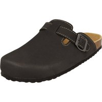 SUPERSOFT Damen 276-002 Komfort Clogs Pantoletten Hausschuh Lederfußbett, Gepolstert von SUPERSOFT