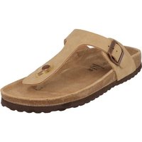 SUPERSOFT Damen Schuhe 274-989 Komfort Pantolette Lederfußbett Zehentrenner verstellbar, gepolstert von SUPERSOFT