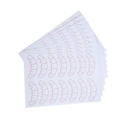 140PCS Wimpern Verlängerung Kleber Aufkleber Wimpern Isolation Positionierung Pads Patches Werkzeug Fixpoint Anlage Wimpern Übung Aufkleber von SUPYINI