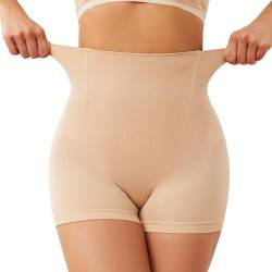 SURE YOU LIKE Damen Taille Shapewear Figurenformend Miederpants Miederhose Body Shape Bauch Kontrolle Unterwäsche, Beige, Tag XXXL size EU(46-50) von SURE YOU LIKE