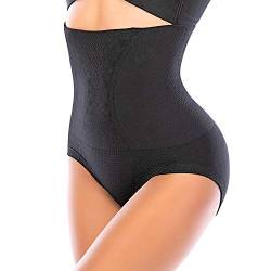 SURE YOU LIKE Shapewear Damen Miederslip Hohe Taille Bauchweg Unterhose Figurenformender Body Shapewear Miederhose Unterwäsche, Schwarz, M/L von SURE YOU LIKE