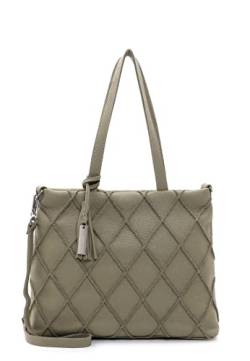 SURI FREY Shopper Lilly 13674 Damen Handtaschen Uni khaki 910 von SURI FREY