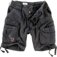 SURPLUS Cargoshorts AIRBORNE Vintage Cargoshort schwarz Cargostyle von SURPLUS