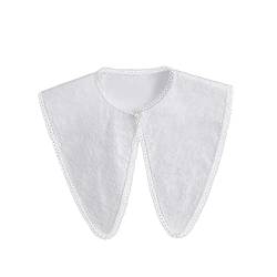 SUZALA Falscher Kragen Abnehmbares Hälfte Shirt Halbhemd Bluse Cape Wrap Elegant Blusenkragen Einsatz Schal für Damen Mädchen von SUZALA