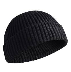 SUZALA Winter Beanie Hat für Damen Herren, Unisex Fischermütze Dockermütze Rollmütze Winter Hut Baseballkappe von SUZALA