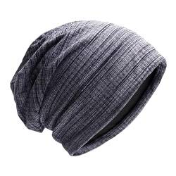 Slouch Beanie Wintermütze Unisex Beanie Mütze für Herren und Damen Elastisch Atmungsaktiv Winter Mützen Herren für Jogging, Skifahren, Radfahren von SUZALA