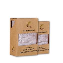 SVATV Handcrafted Seife with natural, soothing herbs of Frosted berries Pinacolada, Moisturized skin - Traditional Ayurvedic Herbal Seife bars 125g x2 Bars von SVATV