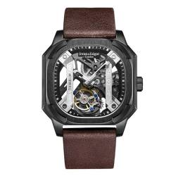 Limited Edition Swan & Edgar Vortex Tourbillon, handmontiert, Automatik, Schwarz, Schwarz , Modern von SWAN AND EDGAR