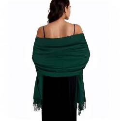 SWAT PANY Stola Grün Damen Festlich Schultertuch Stola für Abendkleid Pashmina Schal Frauen Winter Schals Tücher für Damen von SWAT PANY