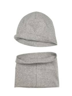 SWAUSWAUK Beanie Mütze Kinder Jungen Baby 0–6 Jahre - Mütze Schal Set Junge für Herbst Winter Frühling von SWAUSWAUK