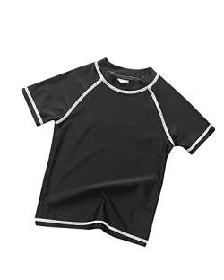 UV Shirt Kinder 6-12 Jahre - Badeshirt uv Jungen Schwimmshirt Kinder UV-Schutz UPF 50+ Kurzarm von SWAUSWAUK