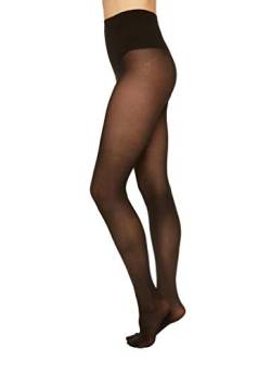 Schwedenstrümpfe SVEA PREMIUM TIGHTS nachhaltig 30 DEN halbblickdichte Strumpfwaren für Damen - Schwarz - Small von SWE-S.