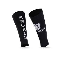 SWORTS Pro Calf Sleeves (Unisex) Kompressionsstulpen für Aktive Beine (Wadenbandage Sport) von SWORTS