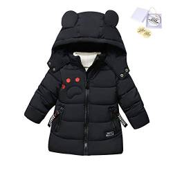 SXSHUN Jungen Winterjacke mit Abnehmbarer Kapuze Kinder Verdickte Outdoor Jacke Mädchen Wintermantel Daunenmantel Daunenjacke 86 von SXSHUN