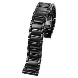 SYT-MD 22mm Art und Weise schwarzes helles keramisches Armband-Armband-Uhrenarmband-automatisches Uhrengehäuse-keramische Uhr-Schnellverschluss Uhrenarmband von SYT-MD