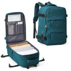 SZLX Großer Reiserucksack Damen,Ryanair Handgepäck 40x20x25 Rucksack 45x36x20 Easyjet Rucksack Wasserdicht Laptop Business Herren Reiserucksack Handgepäck Flugzeug mit Schuhfach von SZLX