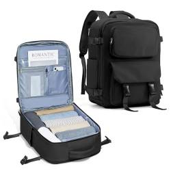 SZLX Ryanair Handgepäck 40x20x25 Rucksack Damen Reiserucksack Handgepäck Flugzeug 45x36x20 Easyjet Cabin Bag Rucksack Wasserdicht Laptop Business Herren Kabinen Rucksack College Travel Backpack von SZLX