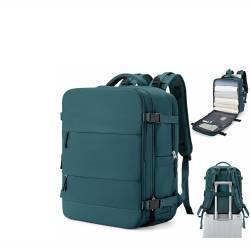 SZSYCN Groß Handgepäck Rucksack 40x20x25 Ryanair Reiserucksack Damen Handgepäck Flugzeug Easyjet Handgepäck 45x36x20 Rucksack Damen mit Laptopfach Wasserdichter Tagesrucksack mit Schuhfach von SZSYCN