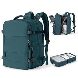 SZSYCN Groß Handgepäck Rucksack 40x20x25 Ryanair Reiserucksack Damen Handgepäck flugzeug Easyjet Handgepäck 45x36x20 Rucksack Damen mit Laptopfach Wasserdichter Tagesrucksack mit Schuhfach von SZSYCN