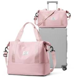 SZSYCN Reisetasche Damen Sporttasche 40X20X25 für RyanairHandgepäck Tasche Weekender Bag Schwimmtasche Wasserdicht Travel Bag Duffle Bag Fitnesstasche Frauen Kliniktasche für Reise Gym Flugzeug von SZSYCN