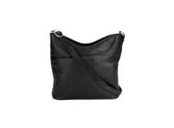 Szuna Handtasche Damen Leder, schwarz von SZUNA