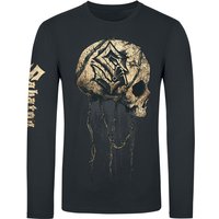 Sabaton Langarmshirt - Barbed Wire Skull - S bis 4XL - für Männer - Größe L - schwarz  - EMP exklusives Merchandise! von Sabaton