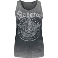 Sabaton Top - Valor Courage Honor - S bis 4XL - für Damen - Größe 3XL - charcoal  - EMP exklusives Merchandise! von Sabaton