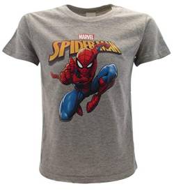 Spiderman T-Shirt Original Spiderman Spiderman grau Marvel offizielles T-Shirt, Rot L von Spiderman