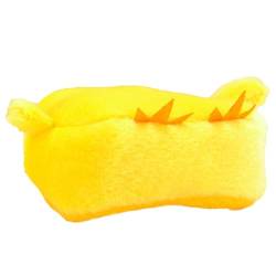 Leichte gelbe Hühner-Münztasche, praktische Aufbewahrungstaschen für Schlüssel und Quittungen, niedlicher Fusselanhänger, stilvoller gelber Huhn-Kleingeldhalter, a von Saddgo
