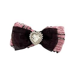Tweeds Haarspange für Prinzessinnen, Schleife, schöne starke Halterung, Haarnadel, rutschfest, Haarschmuck, Haarnadeln für Frauen von Saddgo