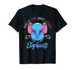 Afrika Safari Zoo Tier Niedliches Elefanten Mädchen T-Shirt von Safari Afrika Elefant Tierpfleger