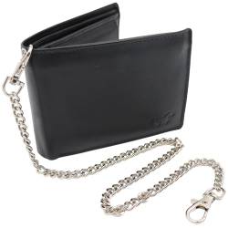 Geldbörse Herren - Compact - Geldbörse Kette - Kette Wallet, Schwarzer Jäger, 0, Kompakt von Safekeepers