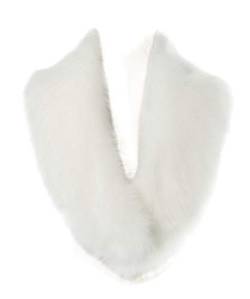 Saferin Extra Large Women's Faux Fur Collar for Winter Coat (Weiß) von Saferin