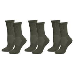 Safersox 3Pck Mückensocken Sportsocken, 43-46, 3er Vorteilspack Oliv von Safersox