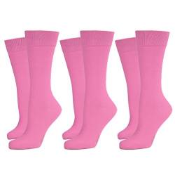 Safersox 3er Pack Business Socken Rosa, 39-42 von Safersox