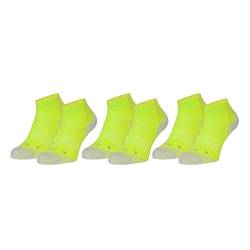 Safersox 3er Pack Laufsocken/Running Socken Lime Punch, 39-42 von Safersox