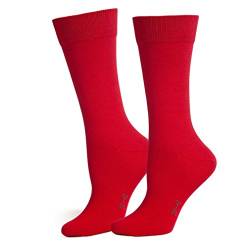 Safersox Business Socken Rot, 43-46 von Safersox