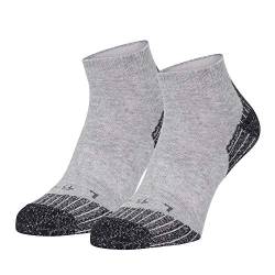 Safersox Laufsocken/Running Socken Grau meliert, 39-42 von Safersox