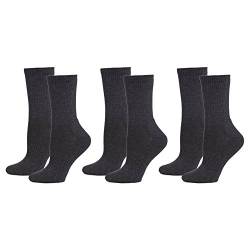 Safersox Mückensocken-Sportsocken Socken - 3er Vorteilspack Anthrazit, 35-38 von Safersox