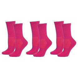 Safersox Mückensocken-Sportsocken Socken - 3er Vorteilspack Pink, 39-42 von Safersox