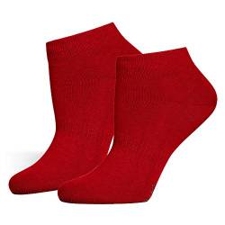 Safersox Sneaker Socken Bordeaux, 43-46 von Safersox