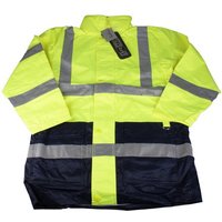 Safestyle Abendkleid Safestyle Herren Jacke Warnschutzparka Gr. 3XL gelb-blau Neu von Safestyle